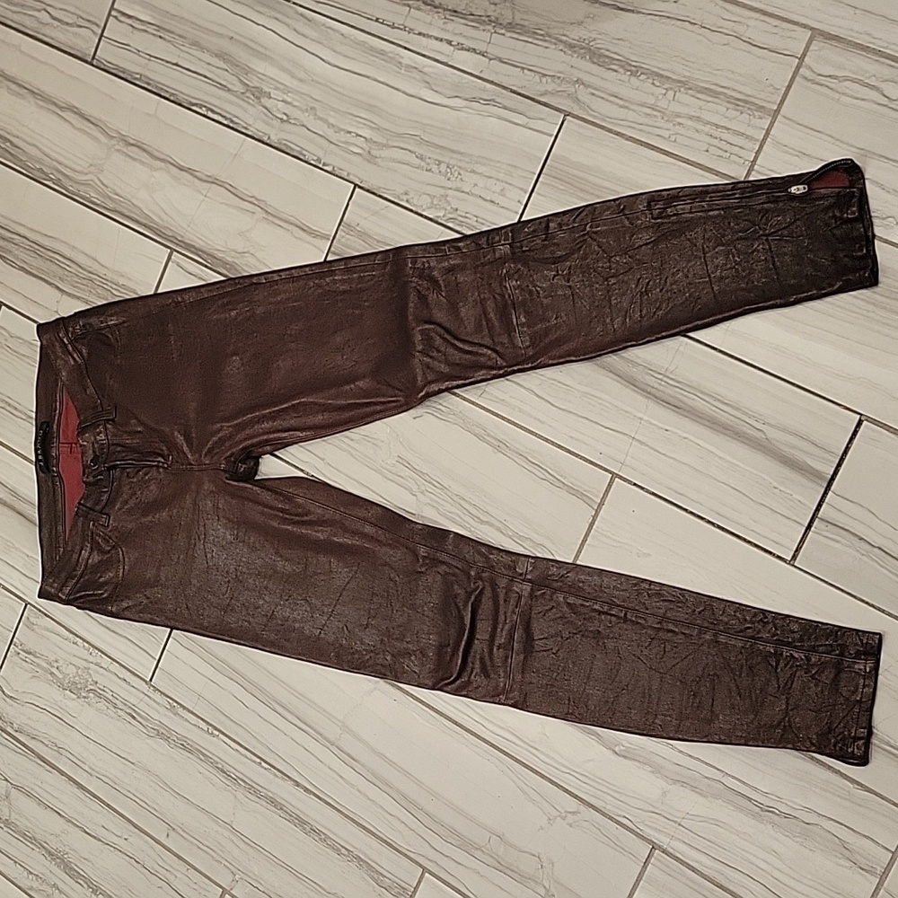 J Brand lamb leather super skinny pants #L8001